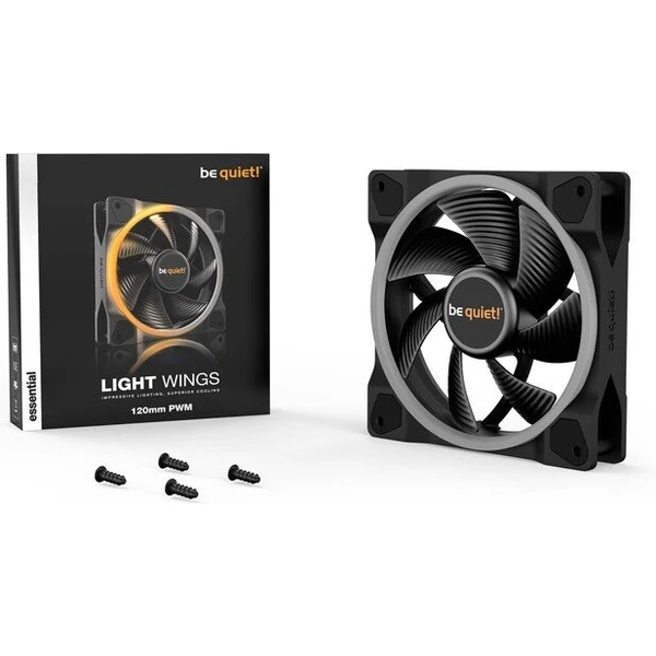 Be quiet! LIGHT WINGS 120mm - Ventilátory pro PC - Obrázek WYUG300401