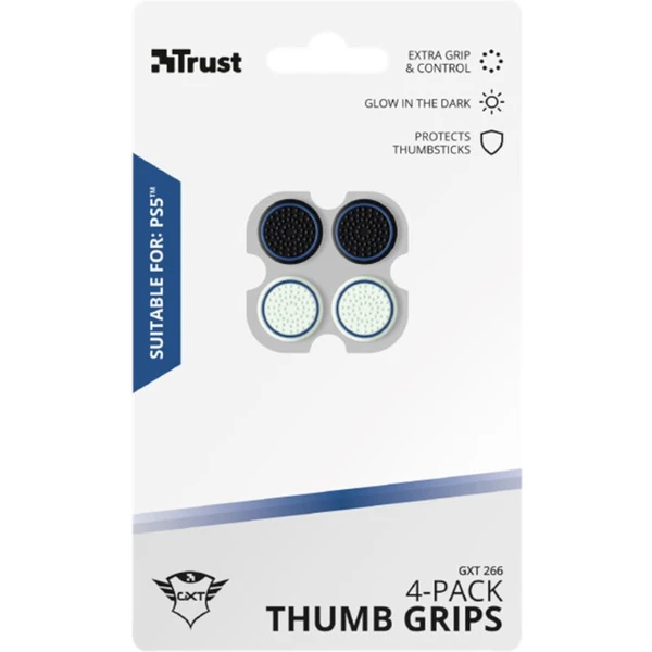Trust GTX 266 Thumb Grips silikonové čepičky pro PS5 ovladač DualSense - Herní ovladače - Obrázek WZ6H100201