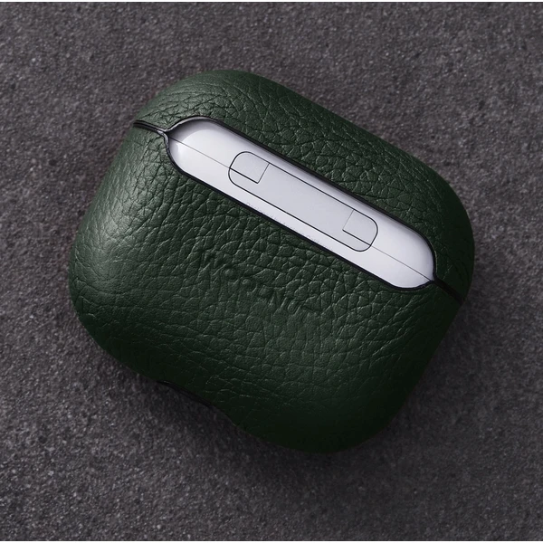 Woolnut kožené pouzdro pro AirPods 3. generace tmavě zelené - Pouzdra - Obrázek WZJR100501