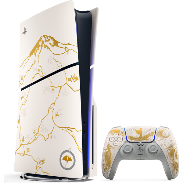 PlayStation 5 Slim Ghost of Yotei Limited Edition Bílá