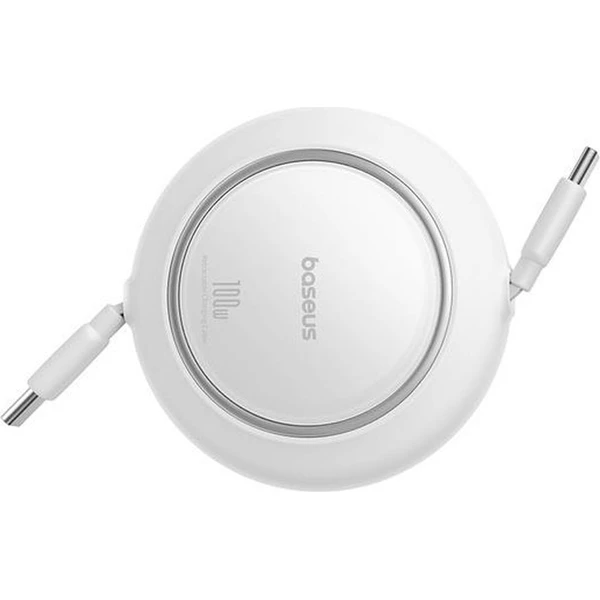 Baseus Free2Pull USB-C/USB-C napájecí kabel 100W 1m bílý - Kabely a redukce - Obrázek X02R000K01