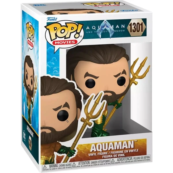 Funko POP! #1301 Movies: Aquaman and the Lost Kingdom - Aquaman Hero Suit - Funko POP! - Obrázek X06D000P01