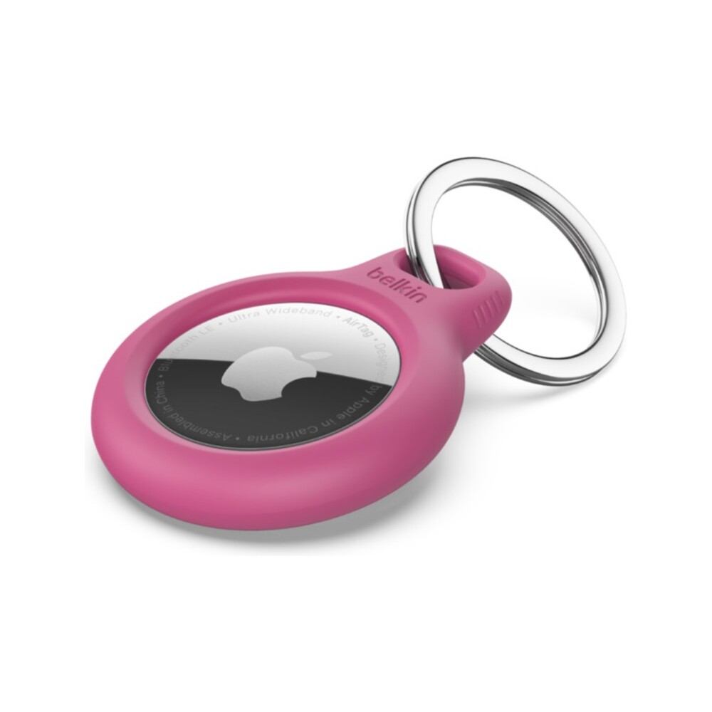 Belkin Secure holder pouzdro na AirTag s kroužkem růžové