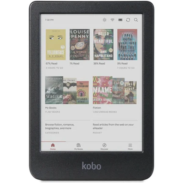 Kobo Clara Colour čtečka černá - Čtečky elektronických knih - Obrázek X0LB000K01