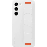 Samsung Silicone Grip Case Galaxy S23+ white - Pouzdra