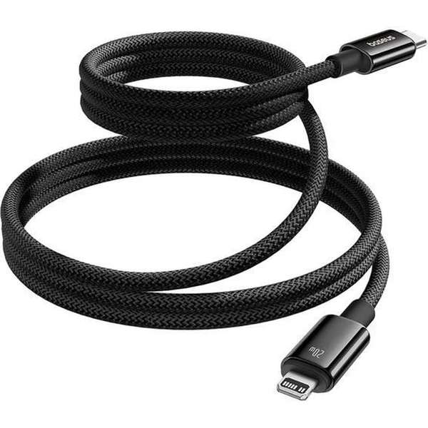 Baseus Tungsten Gold USB-C/Lightning magnetický napájecí kabel 20W 1m černý - Kabely a redukce - Obrázek X12R000K01