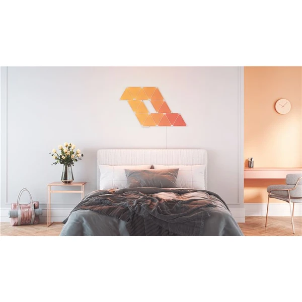 Nanoleaf Shapes Triangles Starter Kit (15 ks) chytré modulární osvětlení - Chytrá osvětlení - Obrázek X153000501