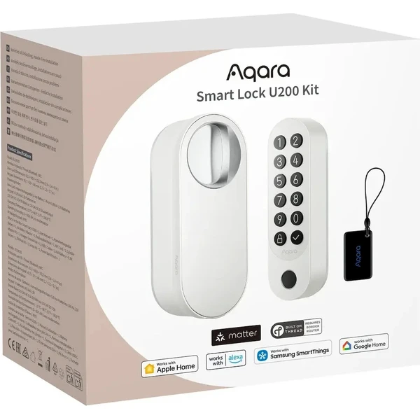 AQARA Smart Lock U200 Kit Revize 2025 chytrý zámek bílý - Chytré zámky - Obrázek X1FR000K01