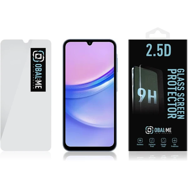 Obal:Me 2.5D Tvrzené sklo Samsung Galaxy A15 4G čiré - Ochranné folie a skla - Obrázek X1U0000K01