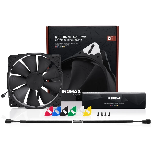 Noctua NF-A20 PWM chromax.black.swap - Ventilátory pro PC - Obrázek X2D3000O01