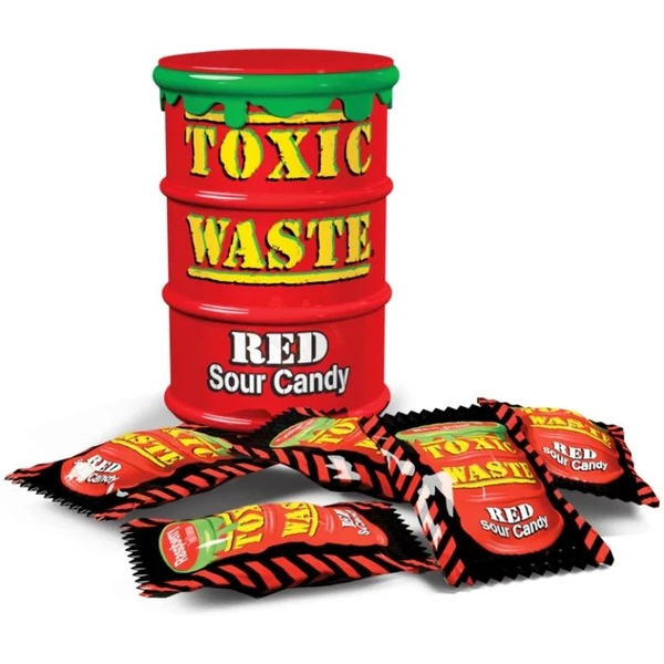 Kyselé bonbony Toxic Waste - Čevený soudek 42g - Cukrovinky - Obrázek X2EG000J01