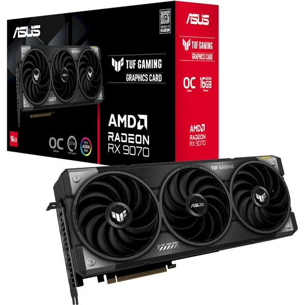 ASUS TUF Gaming AMD Radeon RX 9070 OC 16GB - Grafické karty - Obrázek X2LE000L01