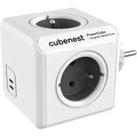 CubeNest PowerCube Original USB PD 35W, 2x USB-C, šedá - Zásuvky