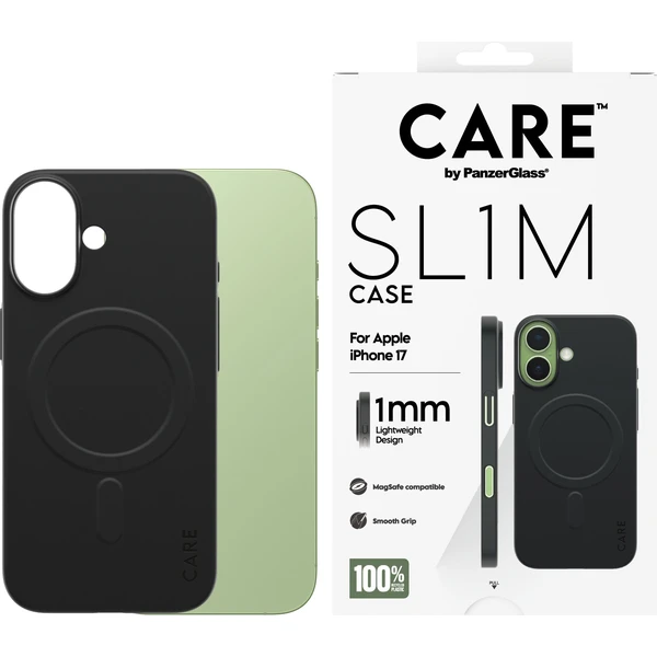 PanzerGlass® CARE SL1M (1mm) MagSafe kryt Apple iPhone 17 černý - Pouzdra - Obrázek X2XL000K01