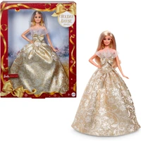 Vánoční panenka Mattel Barbie Signature 2025 Holiday - Blondýnka - Hračky