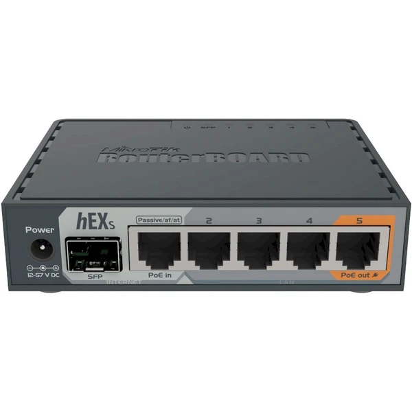 MikroTik BOARD RB760iGS hEX S router černý - Routery - Obrázek X38B000O01