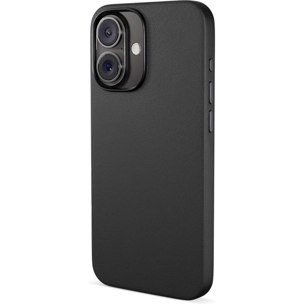 Epico Mag+ Leather kryt pro iPhone 16 černá - Pouzdra - Obrázek X3FA000K01