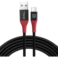 MicroConnect Safe Charge USB-A/USB-C napájecí kabel 12W 1,5m černý - Kabely a redukce