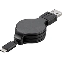 PremiumCord kabel USB 3.1 C/M - USB 2.0 A/M navíjecí 1m - Kabely