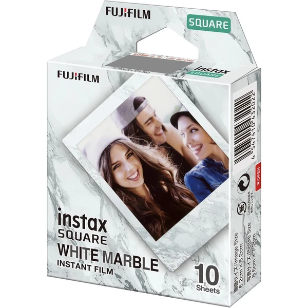 Fujifilm Instax Square White Marble film (10 ks) - Filmy pro instantní fotoaparáty - Obrázek X3Z6000O01