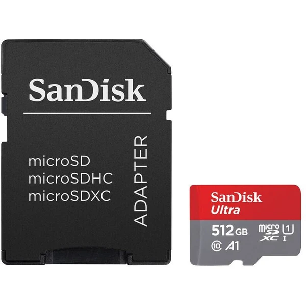 SanDisk MicroSDXC karta 512GB Ultra + adaptér - Paměťové karty - Obrázek X432000P01