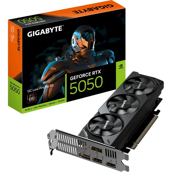 GIGABYTE NVIDIA GeForce RTX 5050 OC Low Profile 8G - Grafické karty - Obrázek X4BE000K01