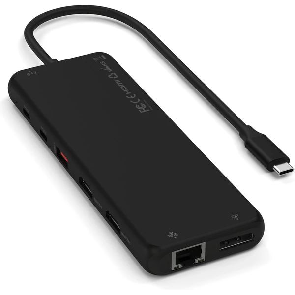Satechi 13v1 USB-C adaptér s displejovým multiportem černý - USB huby - Obrázek X4BF000O01