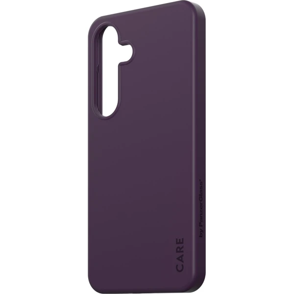 PanzerGlass® CARE kryt Samsung Galaxy S25 Fearlessly fialový (Plum Purple) QI - Pouzdra - Obrázek X4FC000J01