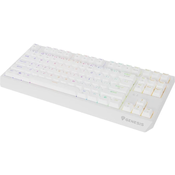 Genesis THOR 230 TKL RGB bezdrátová mechanická klávesnice bílá Outemu Red - Klávesnice - Obrázek X4I5000O01