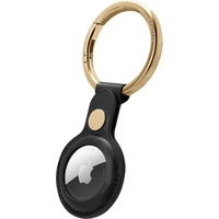 Spigen Cyrill Basic Leather pouzdro na Apple AirTag černý - Pouzdra