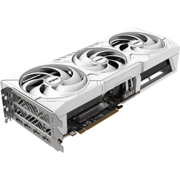 Sapphire PURE AMD Radeon RX 9070 GAMING OC 16GB, white (11349-02-20G) Bílá
