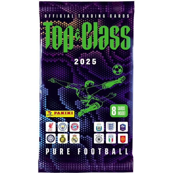 PANINI fotbalové karty TOP CLASS 2025 Booster