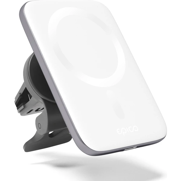 EPICO Ultrathin Wireless Car Charger s MagSafe stříbrná/bílá - Držáky - Obrázek X4ML300401