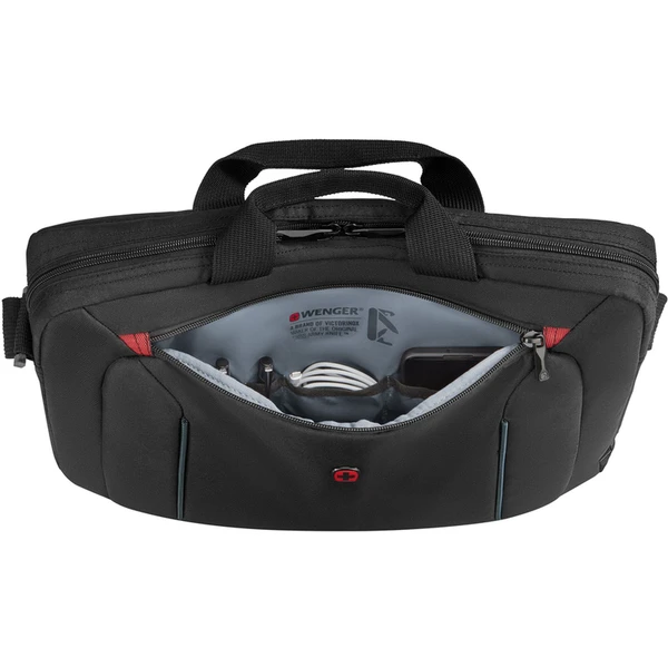 WENGER BQ 16" Slim Case brašna na notebook černá - Batohy - Obrázek X4P2000N01