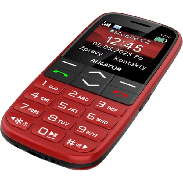 ALIGATOR A770 Senior + stolní nabíječka červený - Mobilní telefony - Obrázek X4WG000J01