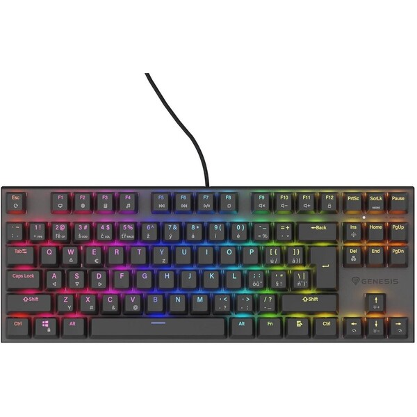 Genesis THOR 303 TKL RGB herní klávesnice černá CZ/SK Silent switch NKG-1880