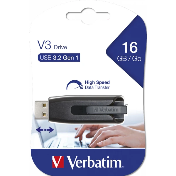 VERBATIM Flash Disk 16GB Store 'n' Go V3, USB 3.0 - Flashdisky - Obrázek X5R2000P01
