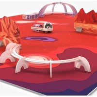 Ozobot podložka Challenge Mat: Mise na Mars - Podložky