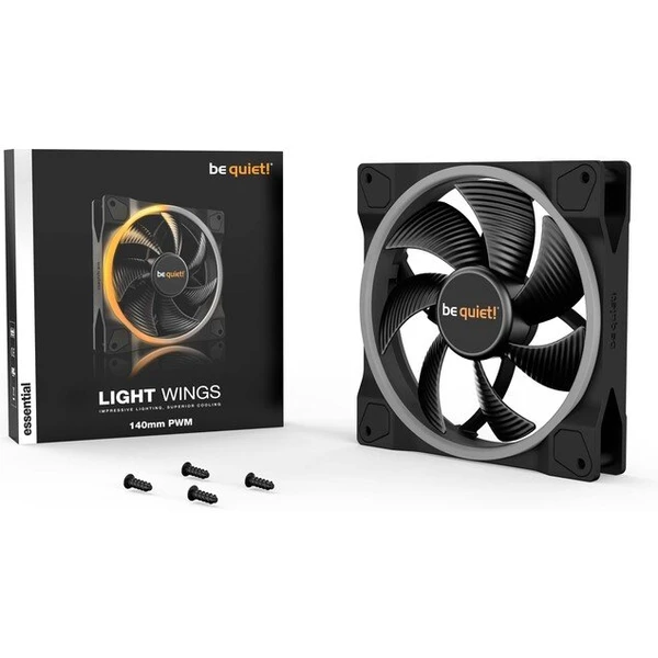 Be quiet! LIGHT WINGS 140mm - Ventilátory pro PC - Obrázek X5VG300401