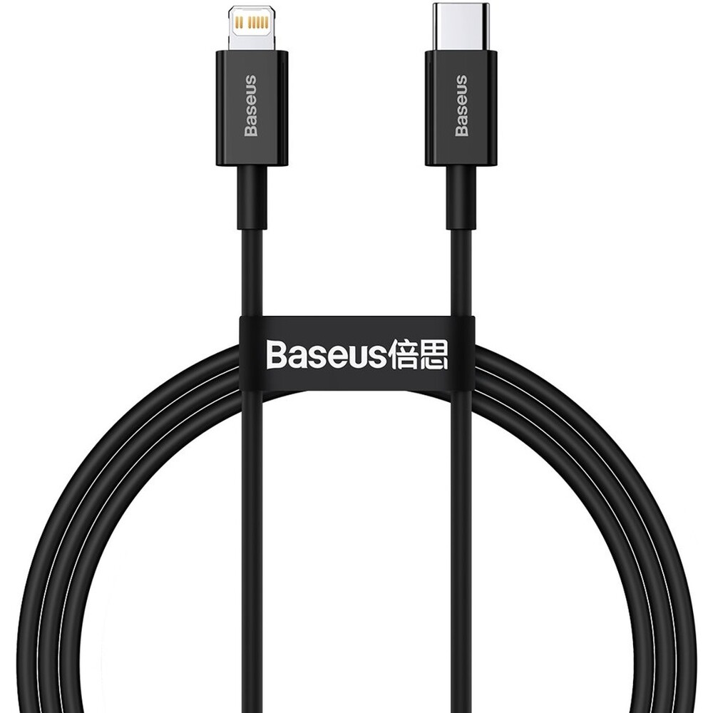 Baseus Superior Series rychlonabíjecí kabel Lightning 20W 1m černá