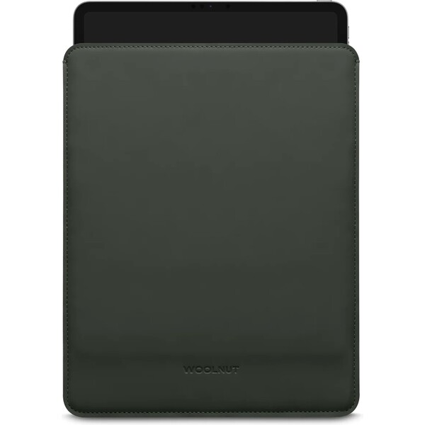 Woolnut Coated PU Sleeve pouzdro pro 12,9"/13" iPad Pro, 13" Air tmavě zelené