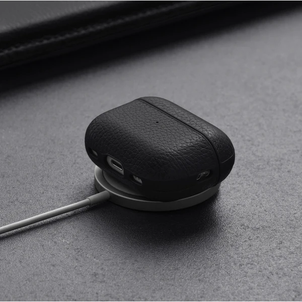 Woolnut Leather kožené pouzdro pro AirPods Pro 2. generace černé - Pouzdra - Obrázek X6KR100501