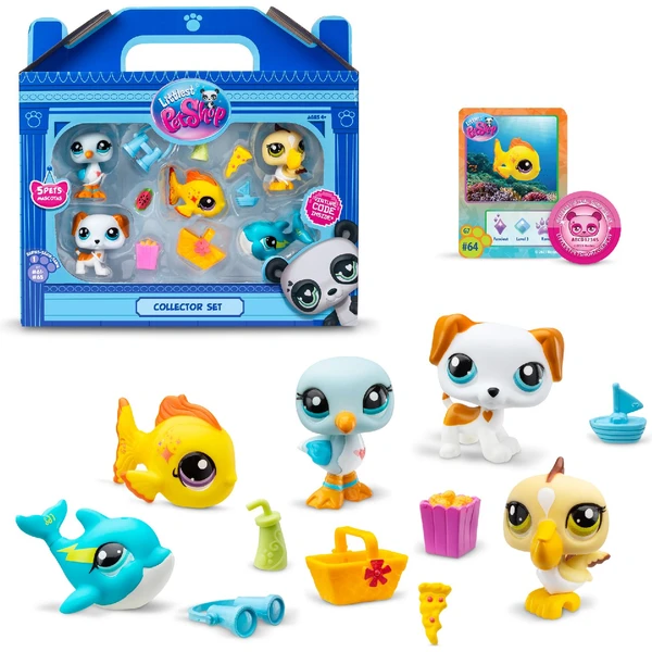 Littlest Pet Shop 5 figurek Pláž - Figurky - Obrázek X6O7000K01