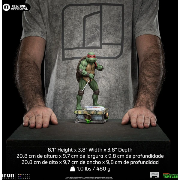 Soška Iron Studios Art Scale 1/10 TMNT Movie - Raphael - Sochy a sošky - Obrázek X6YA000L01