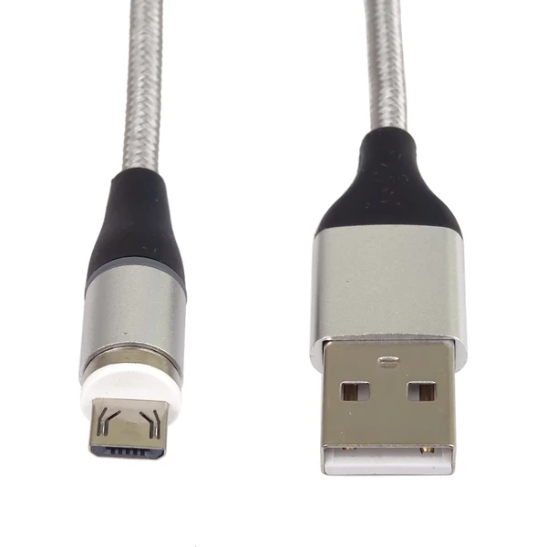 PremiumCord 2v1 napájecí kabel 1m stříbrný - Kabely a redukce - Obrázek X73S000K01