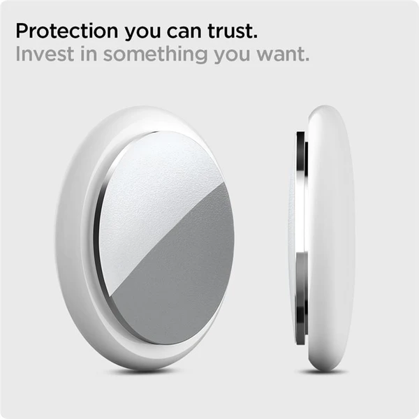 Spigen AirSkin Shield HD 4 Pack ochranná fólie Apple AirTag čirá - Ochranné folie a skla - Obrázek X75KF00101
