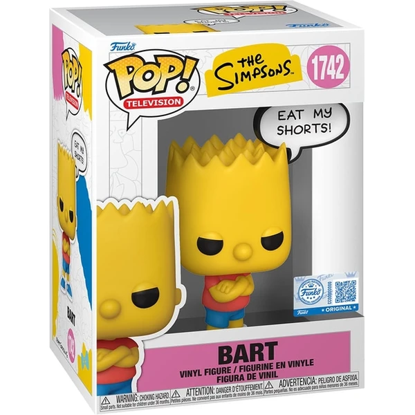 Funko POP! #1742 TV: Simpsons -  Bart - Funko POP! - Obrázek X7EH000K01