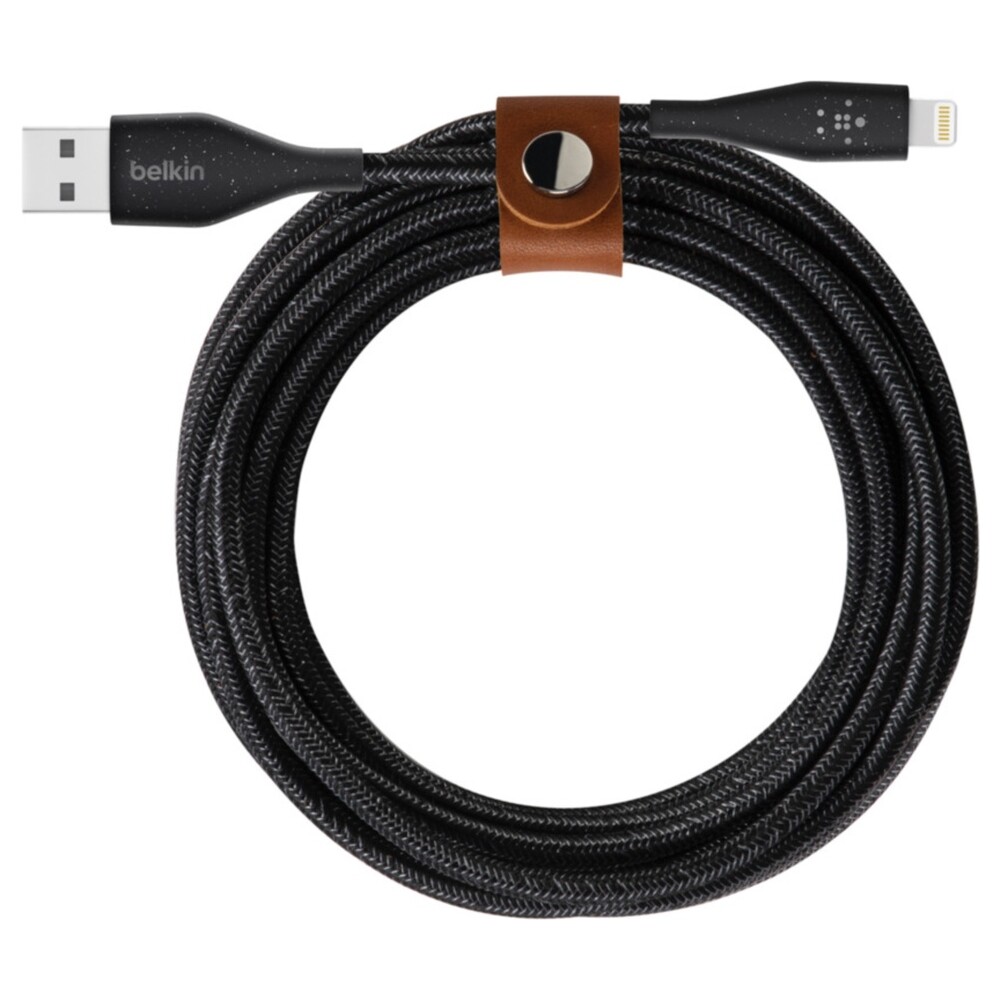 Belkin DURATEK Plus USB-A/Lightning kabel, 3m, černý