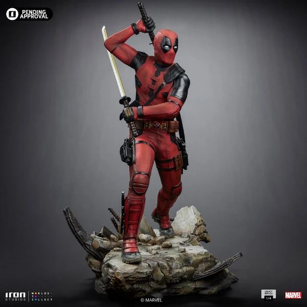 Socha Iron Studios Legacy Replica 1/4 Deadpool & Wolverine - Deadpool - Sochy a sošky - Obrázek X8M7000J01