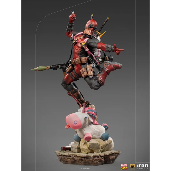 Soška Iron Studios - Deadpool Deluxe BDS Art Scale 1/10 - Marvel Comics - Sochy a sošky - Obrázek X8PJ100201